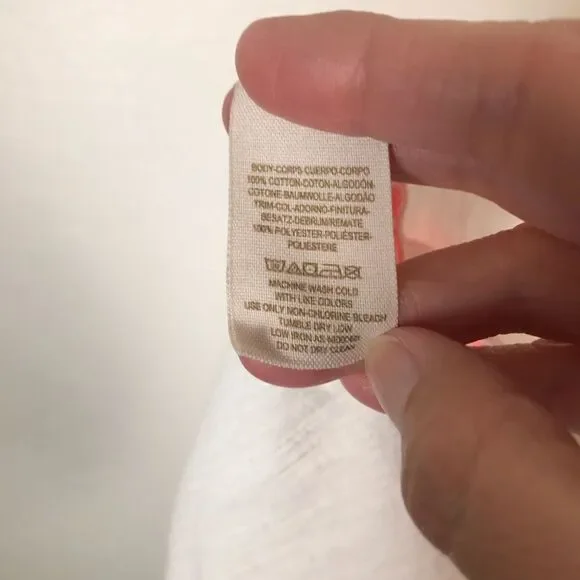 Free People We the Free neon tangerine stitch cotton tank top XS - Picture 7 of 7